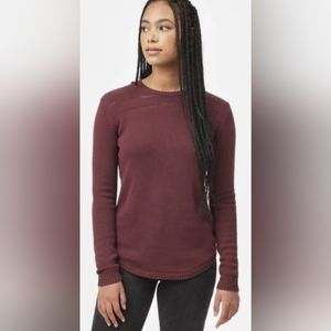 TENTREE WOMEN'S FOREVER AFTER SWEATER organic cotton longline Small